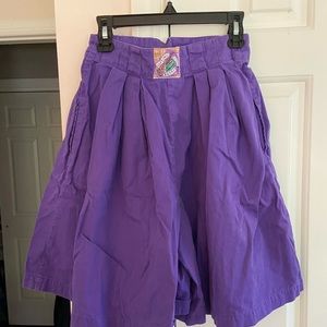 Purple high waisted Shorts!!
